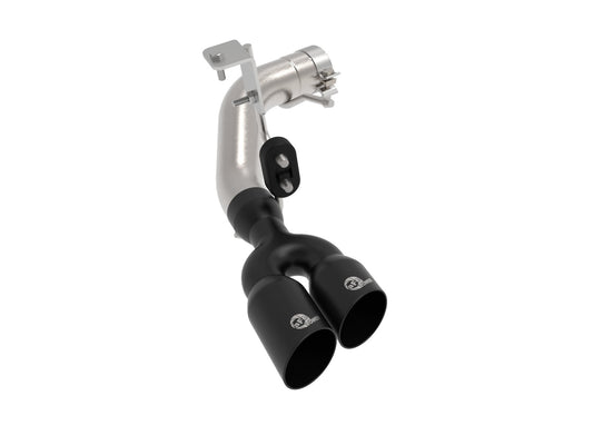 aFe Power Rebel Series 3 IN 304 Stainless Steel Muffler Delete Exhaust System — Ford Ranger 19-23 L4-2.3L (t) — 49-33110-B