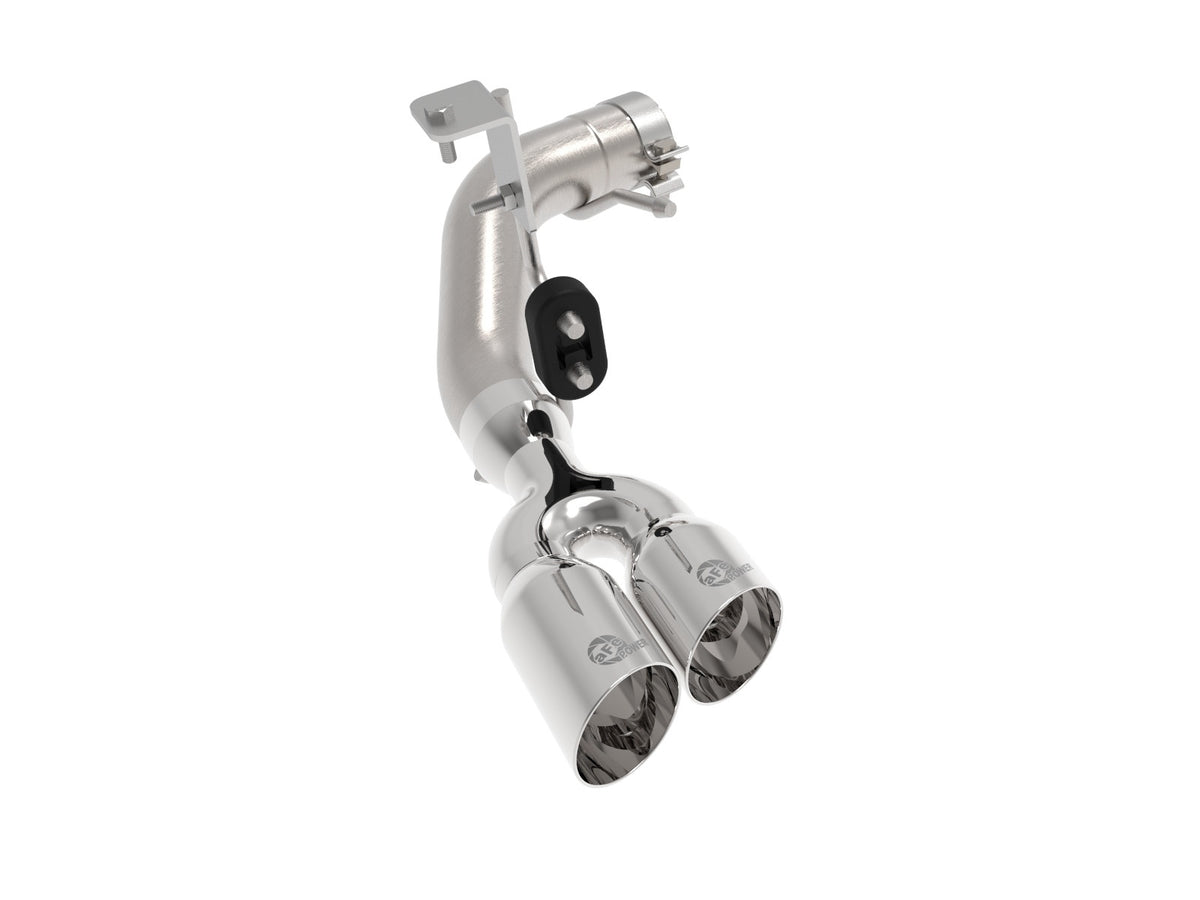 aFe Power Rebel Series 3 IN 304 Stainless Steel Muffler Delete Exhaust System — Ford Ranger 19-23 L4-2.3L (t) — 49-33110-P