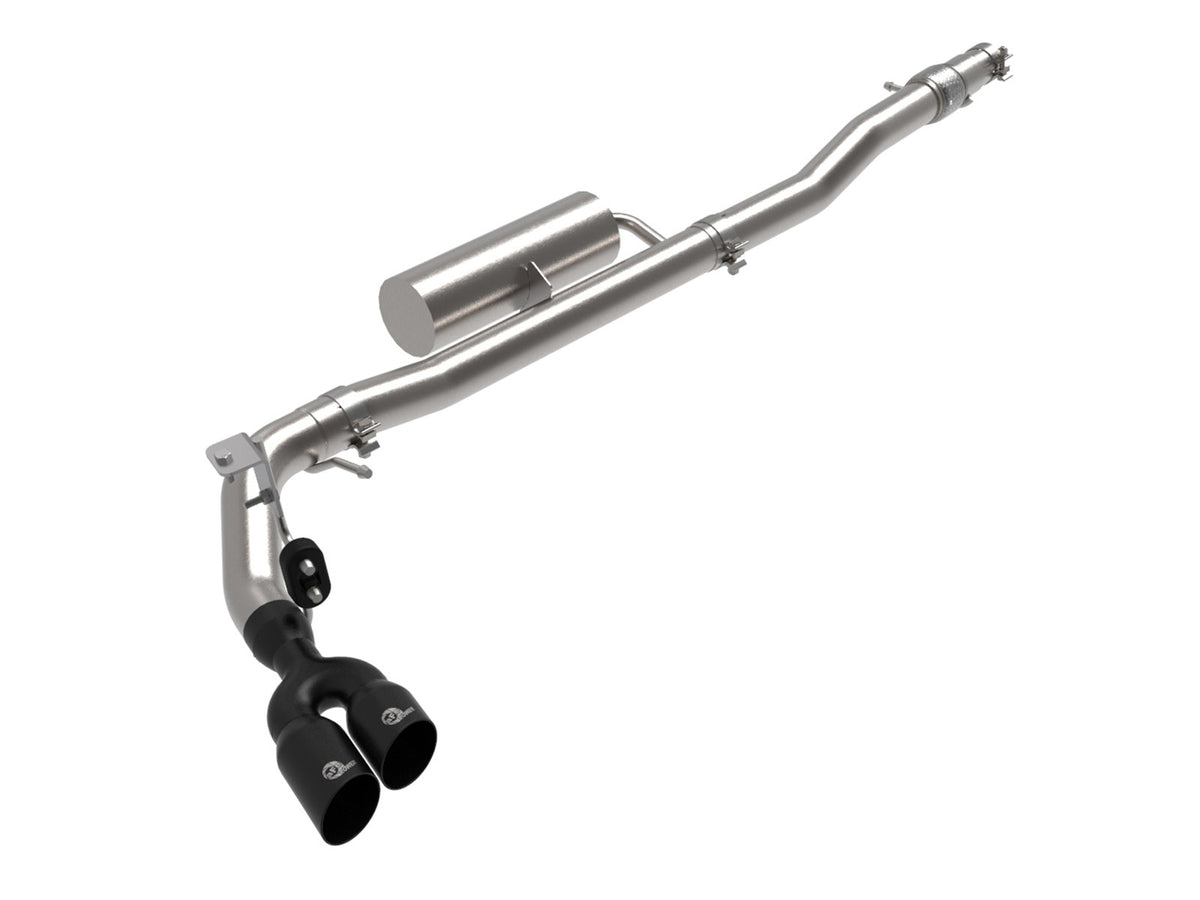 aFe Power Rebel Series 3 IN 304 Stainless Steel Cat-Back Exhaust System — Ford Ranger 19-23 L4-2.3L (t) — 49-33119-B