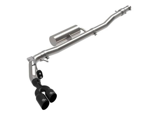 aFe Power Rebel Series 3 IN 304 Stainless Steel Cat-Back Exhaust System — Ford Ranger 19-23 L4-2.3L (t) — 49-33119-B