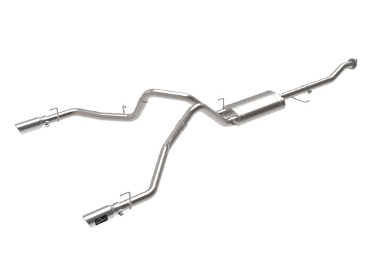 aFe Power Vulcan Series 3 IN 304 Stainless Steel Cat-Back Exhaust System w/ Polished Tip — Ford F-150 15-20 V8-5.0L — 49-33130-P
