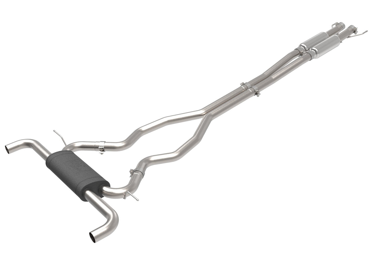 aFe Power Vulcan Series 2-1/2 IN 304 Stainless Steel Cat-Back Exhaust System — Ford Edge ST 19-23 V6-2.7L (tt) — 49-33133