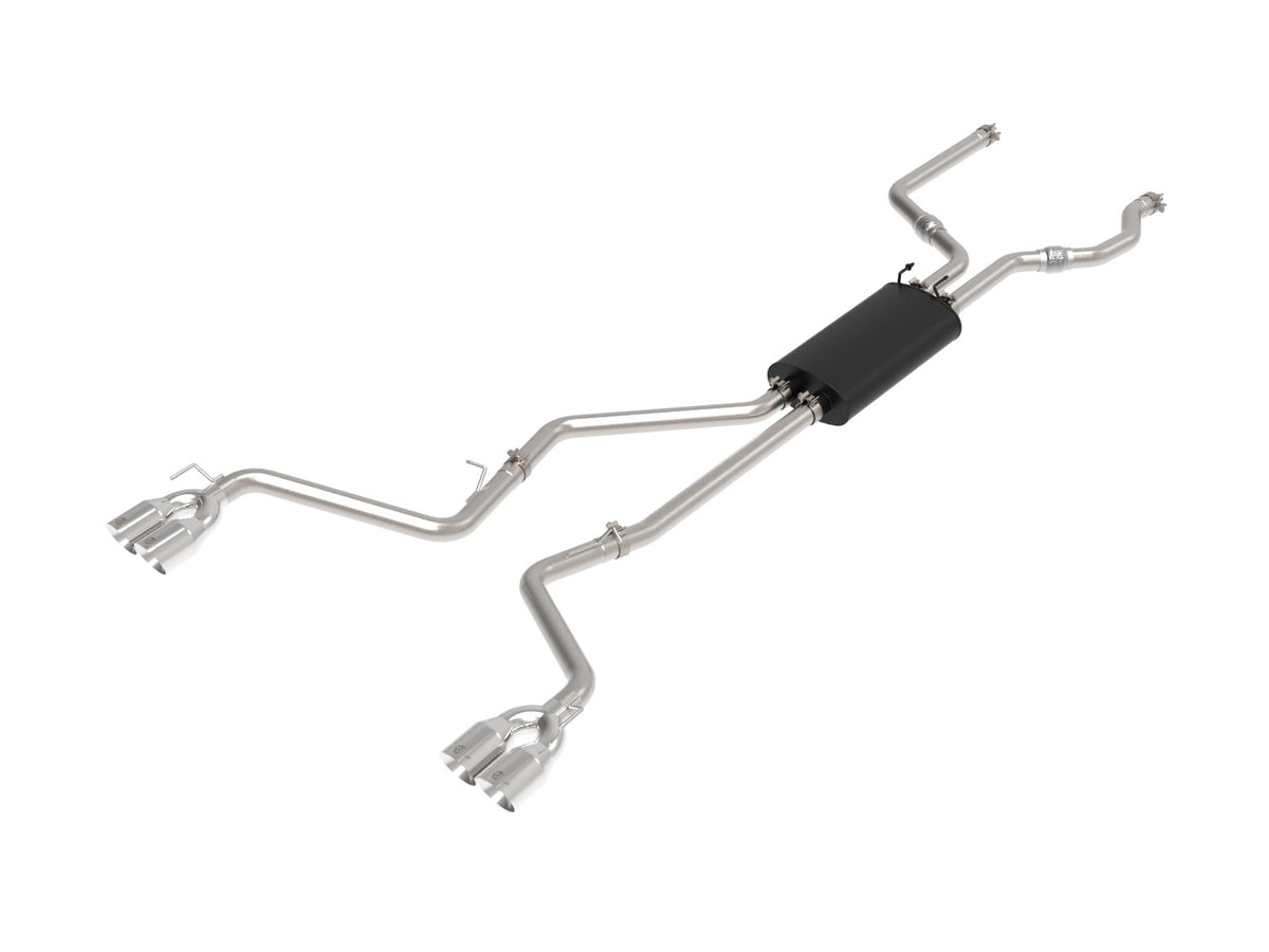 aFe Power MACH Force-Xp 2-1/2 IN 304 Stainless Steel Cat-Back Exhaust System — Ford Explorer ST 20-26 V6-3.0L (tt) — 49-33139-P