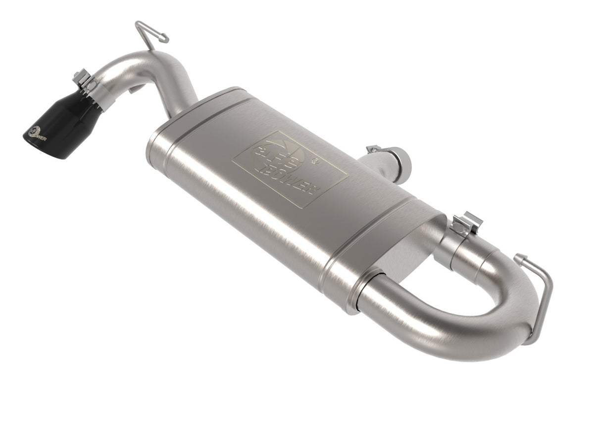 aFe Power Vulcan Series 2-1/2 IN 304 Stainless Steel Axle-Back Exhaust System — Ford Bronco Sport 21-26 L3-1.5L (t)/L4-2.0L (t) — 49-33141-B