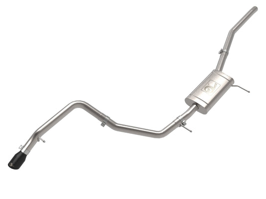 aFe Power Vulcan Series 2-1/2 IN 304 Stainless Steel Cat-Back Exhaust System w/ Black Tip — Ford Maverick 22-26 L4-2.0L (t) AWD — 49-33145-B