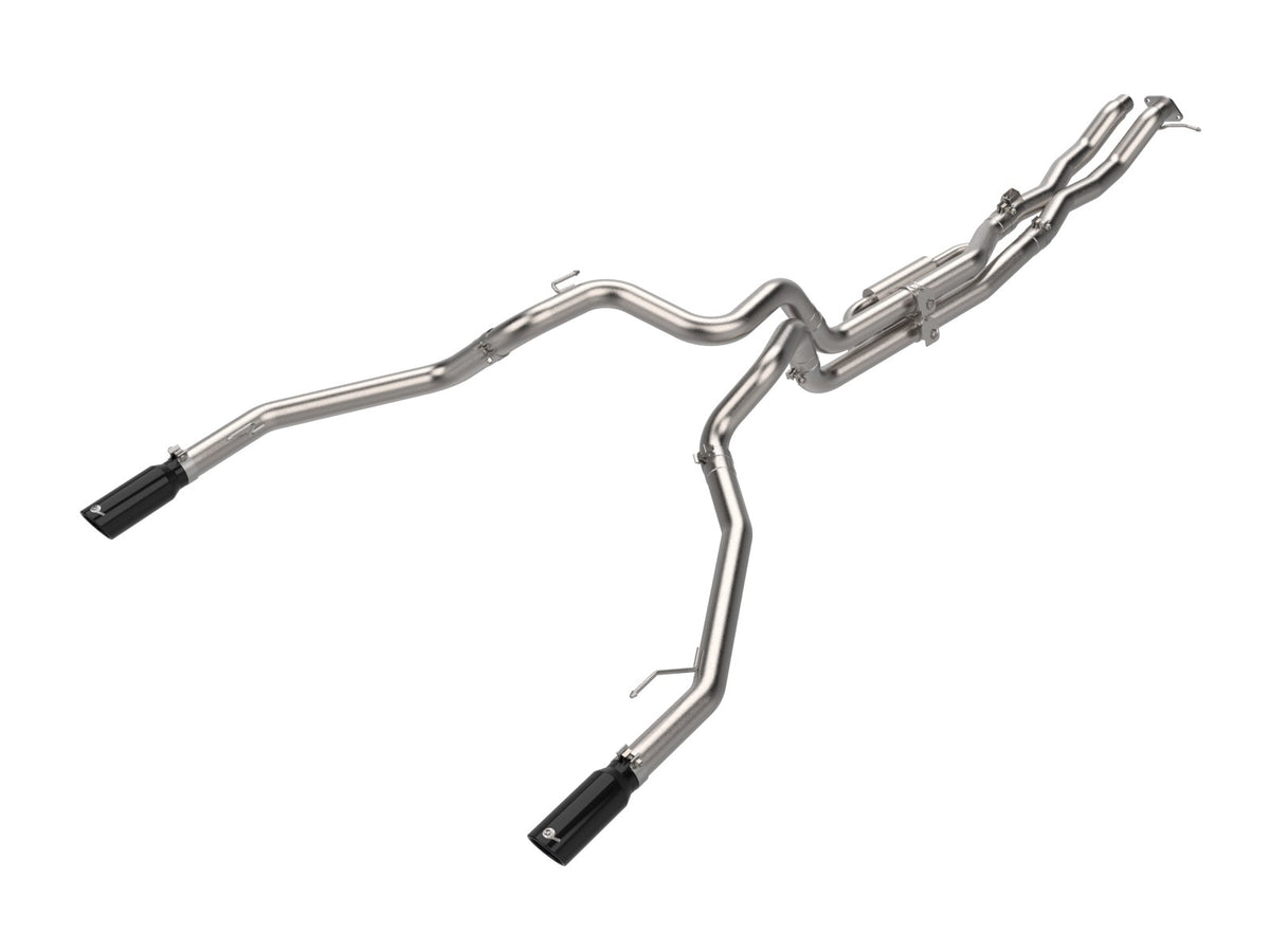 aFe Power Vulcan Series 3 IN 304 Stainless Steel Cat-Back Exhaust System w/ Black Tip — Ford Ranger Raptor 24-26 V6-3.0L (tt) — 49-33152-B