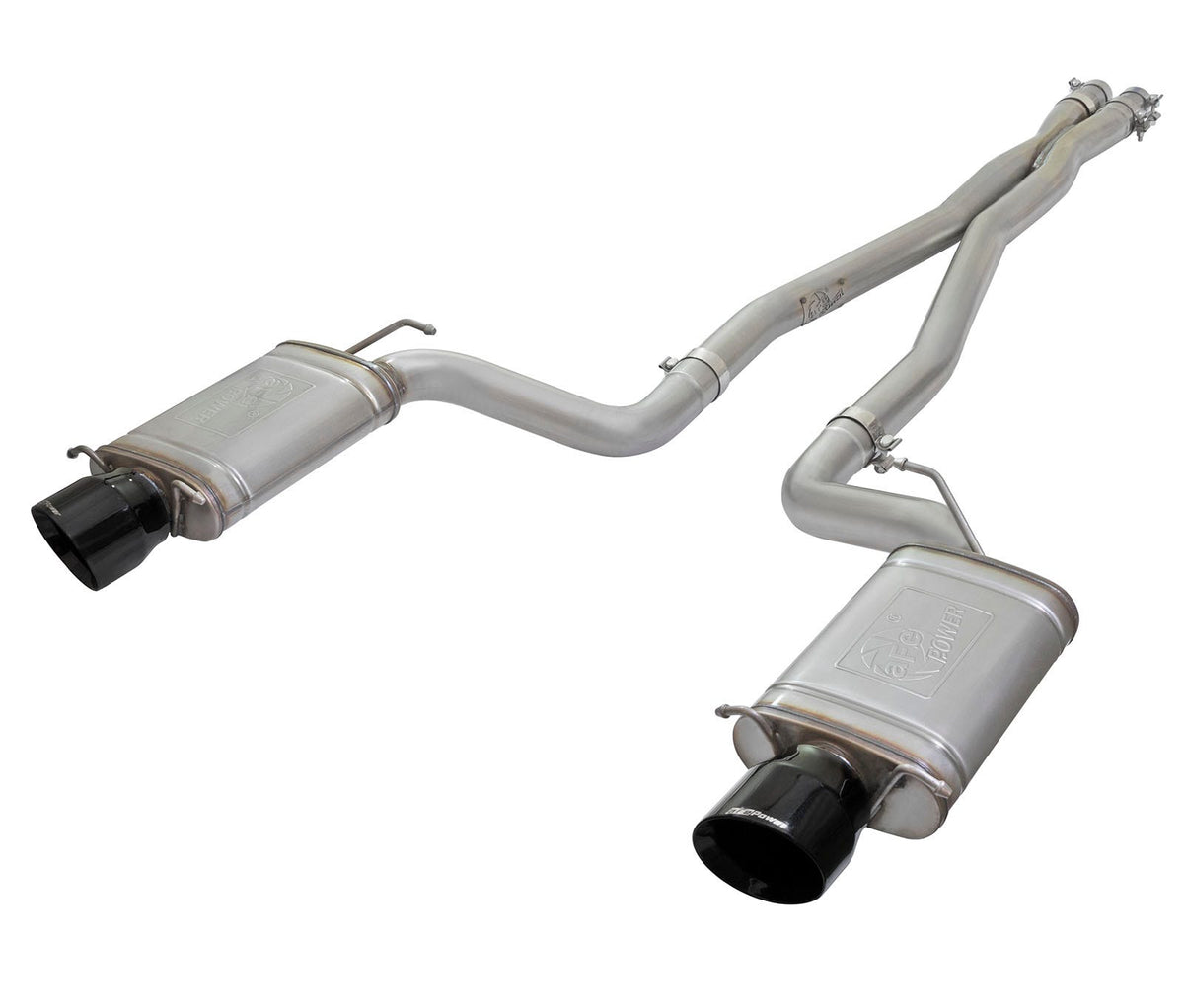 aFe Power MACH Force-Xp 3 IN 304 Stainless Steel Cat-Back Exhaust System — Cadillac CTS-V 09-15 V8-6.2L (sc) — 49-34063-B