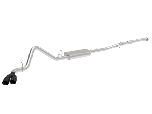 aFe Power Vulcan Series 3 IN 304 Stainless Steel Cat-Back Exhaust System — GM Silverado/Sierra 1500 19-26 L4-2.7L (t) — 49-34109-B