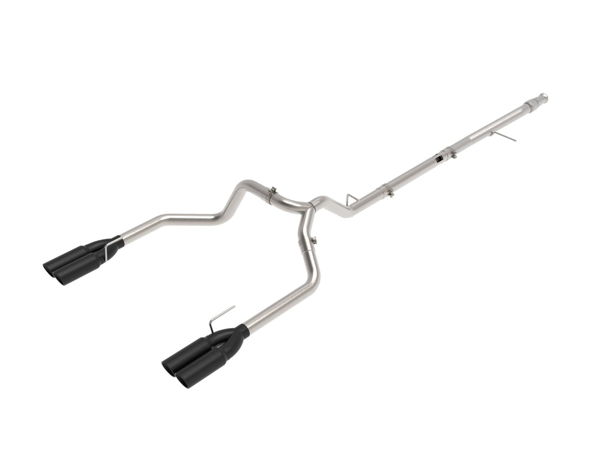 aFe Power Vulcan Series 3 IN 304 Stainless Steel DPF-Back Exhaust System w/ Black Tip — GM Trucks 20-22 L6-3.0L (td) LM2 — 49-34130-B