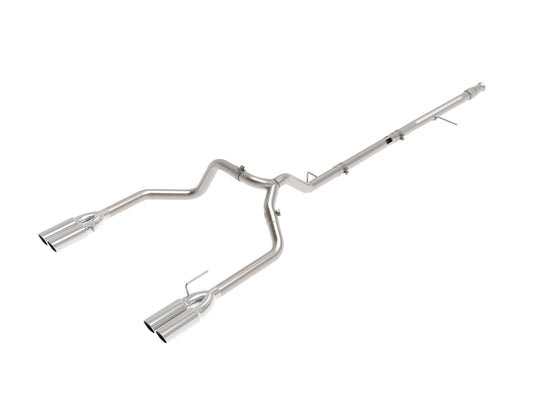 aFe Power Vulcan Series 3 IN 304 Stainless Steel DPF-Back Exhaust System w/ Polished Tip — GM Trucks 20-22 L6-3.0L (td) LM2 — 49-34130-P