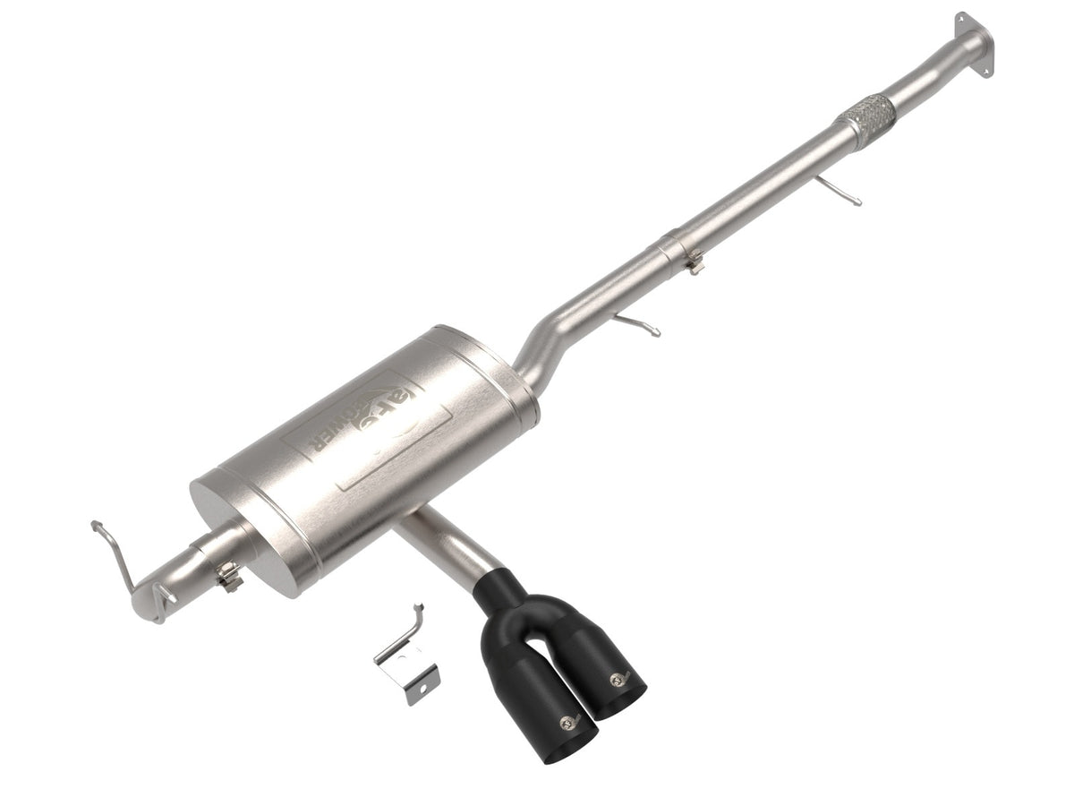 aFe Power Rebel Series 3 IN Stainless Steel Cat-Back Exhaust System w/ Black Tip — GM Colorado/Canyon 23-26 L4-2.7L (t) — 49-34142-B