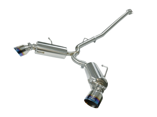 aFe Power Takeda 2-1/2 IN 304 Stainless Steel Cat-Back Exhaust System — Toyota GR86/FR-S/BRZ 13-26 H4-2.0L/2.4L — 49-36023-L