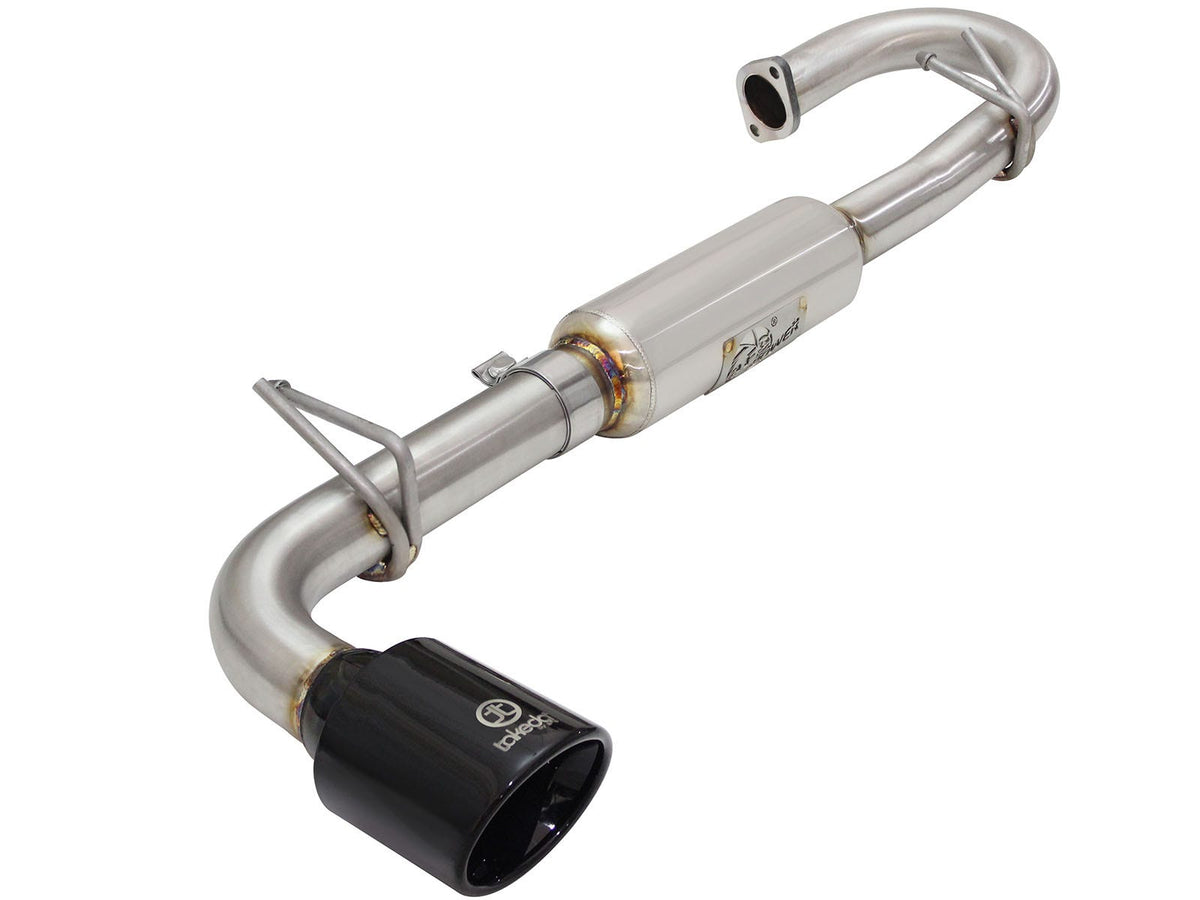 aFe Power Takeda 2-1/4 to 2-1/2 IN 304 Stainless Steel Axle-Back Exhaust System — Scion tC 11-16 L4-2.5L — 49-36025-B