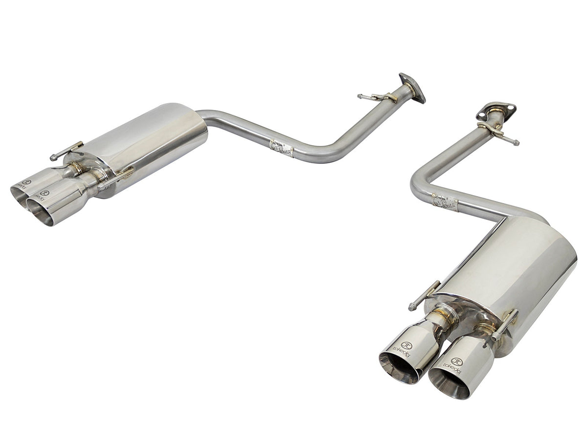 aFe Power Takeda 2 IN 304 Stainless Steel Axle-Back Exhaust System — Lexus RC200t 16-17 /RC300 18-23 L4-2.0L (t)/RC350 15-23 V6-3.5L — 49-36037-P
