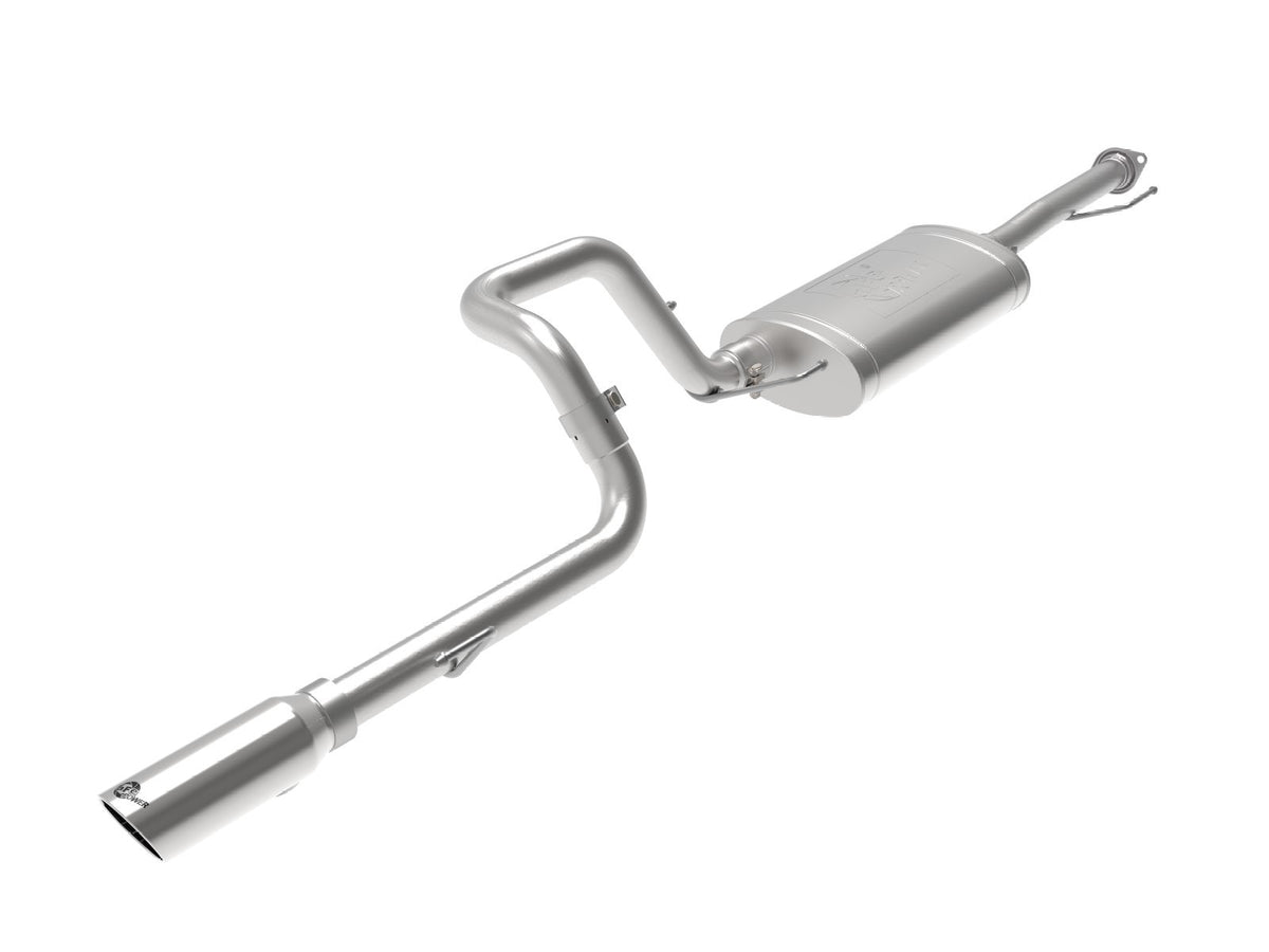aFe Power MACH Force-Xp 2-1/2 IN to 3 IN 304 Stainless Steel Cat-Back Exhaust System w/ Polished Tip — Toyota 4Runner 10-24 V6-4.0L — 49-36040-1P