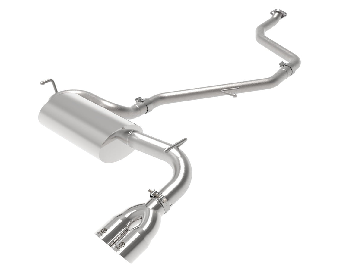 aFe Power Takeda 2 IN to 2-1/2 IN 304 Stainless Steel Cat-Back Exhaust System — Lexus CT200h 11-17 L4-1.8L — 49-36047-P