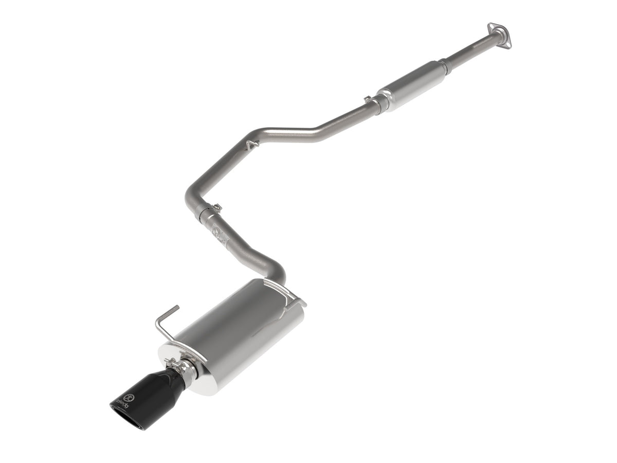 aFe Power Takeda 2-1/4 IN 304 Stainless Steel Cat-Back Exhaust System w/ Black Tip — Subaru Impreza 12-16 H4-2.0L — 49-36052-B