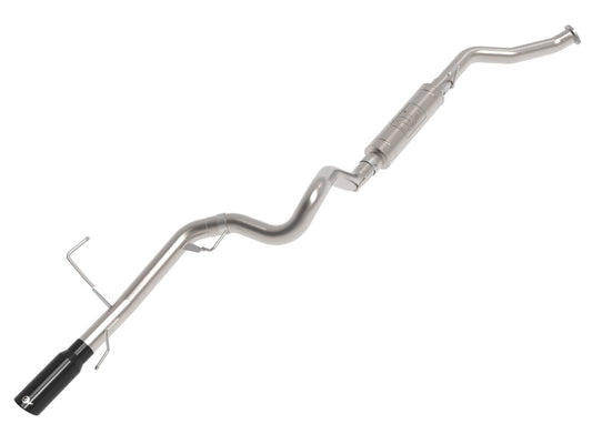 aFe Power Vulcan Series 3 IN Stainless Steel Rear Exit Exhaust System w/ Black Tip — Toyota Land Cruiser (J300) 22-26 V6-3.3L (td) — 49-36064-B