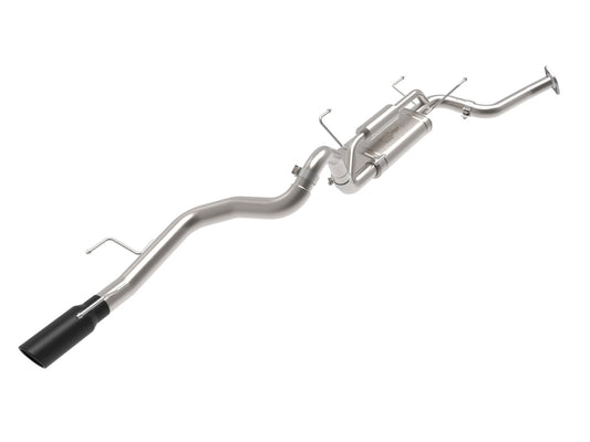 aFe Power Vulcan Series 2-1/2 IN to 3 IN 304 Stainless Steel Cat-Back Exhaust System w/ Black Tip — Toyota Land Cruiser (J250) 24-26 L4-2.4L (t) — 49-36076-B
