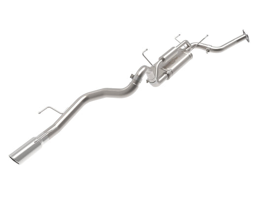 aFe Power Vulcan Series 2-1/2 IN to 3 IN 304 Stainless Steel Cat-Back Exhaust System w/ Polished Tip — Toyota Land Cruiser (J250) 24-26 L4-2.4L (t) — 49-36076-P