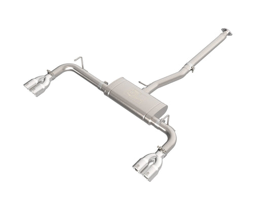 aFe Power Takeda 2-1/2 IN 304 Stainless Steel Cat-Back Exhaust System w/ Polished Tip — Lexus NX250 22-25 L4-2.5L — 49-36084-P