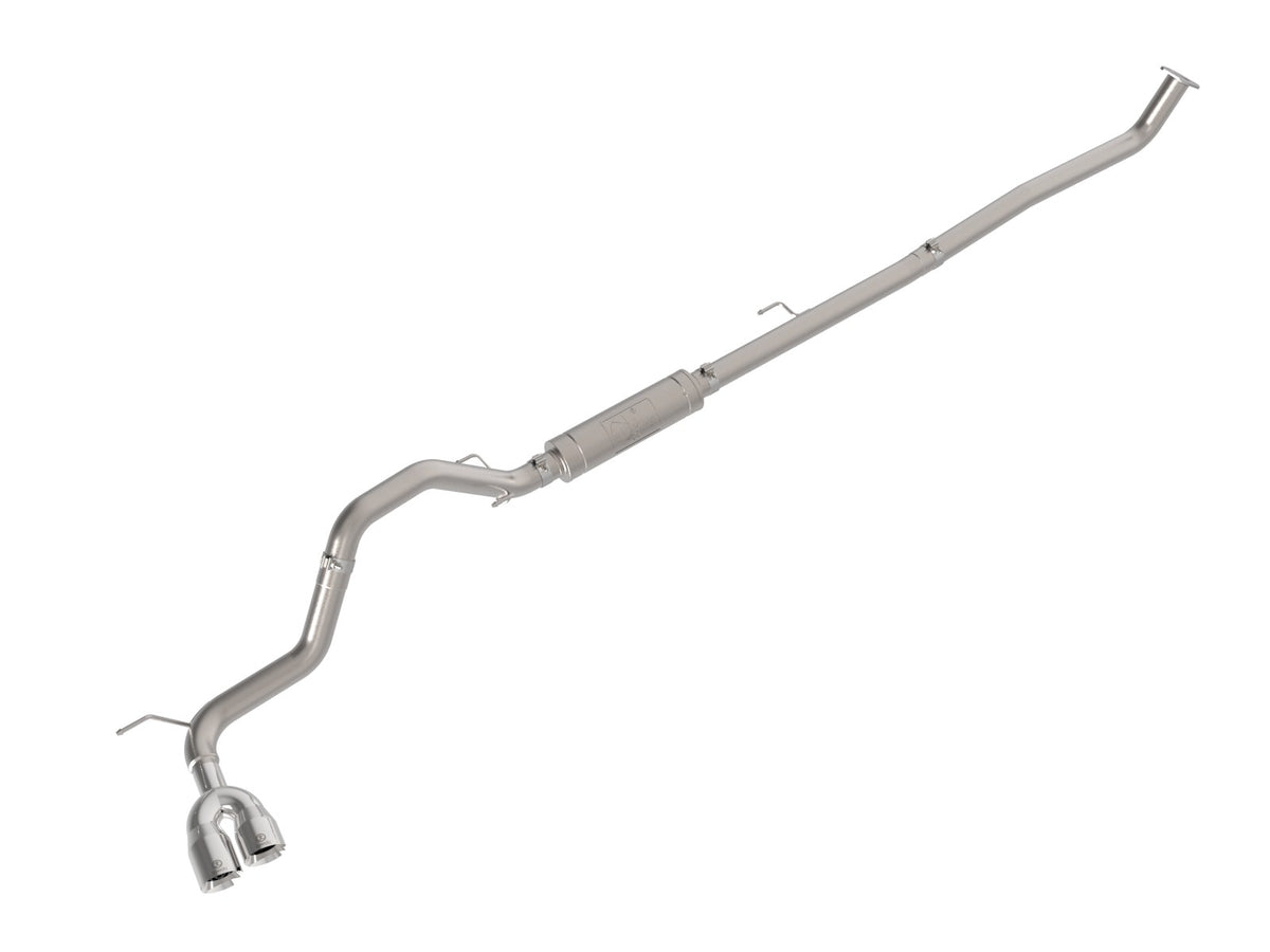 aFe Power Vulcan Series 3 IN Stainless Steel Rear-Side Exit Exhaust System w/ Polished Tip — Toyota Hilux 15-26 L4-2.4/2.8L (td) — 49-36088-P