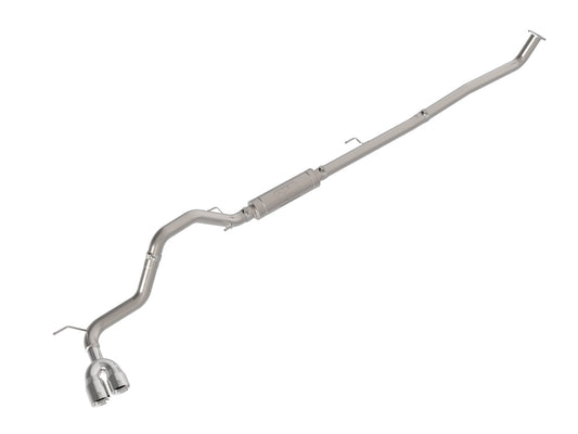 aFe Power Vulcan Series 3 IN Stainless Steel Rear-Side Exit Exhaust System w/ Polished Tip — Toyota Hilux 15-26 L4-2.4/2.8L (td) — 49-36088-P