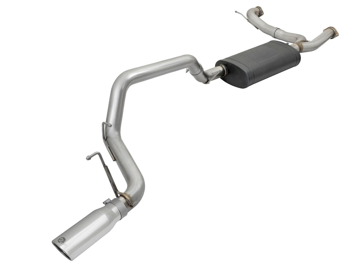 aFe Power MACH Force-Xp 3 IN 304 Stainless Steel Cat-Back Exhaust System — Nissan Patrol (Y62) 10-19 V8-5.6L (400 hp) VK56VD — 49-36114-P