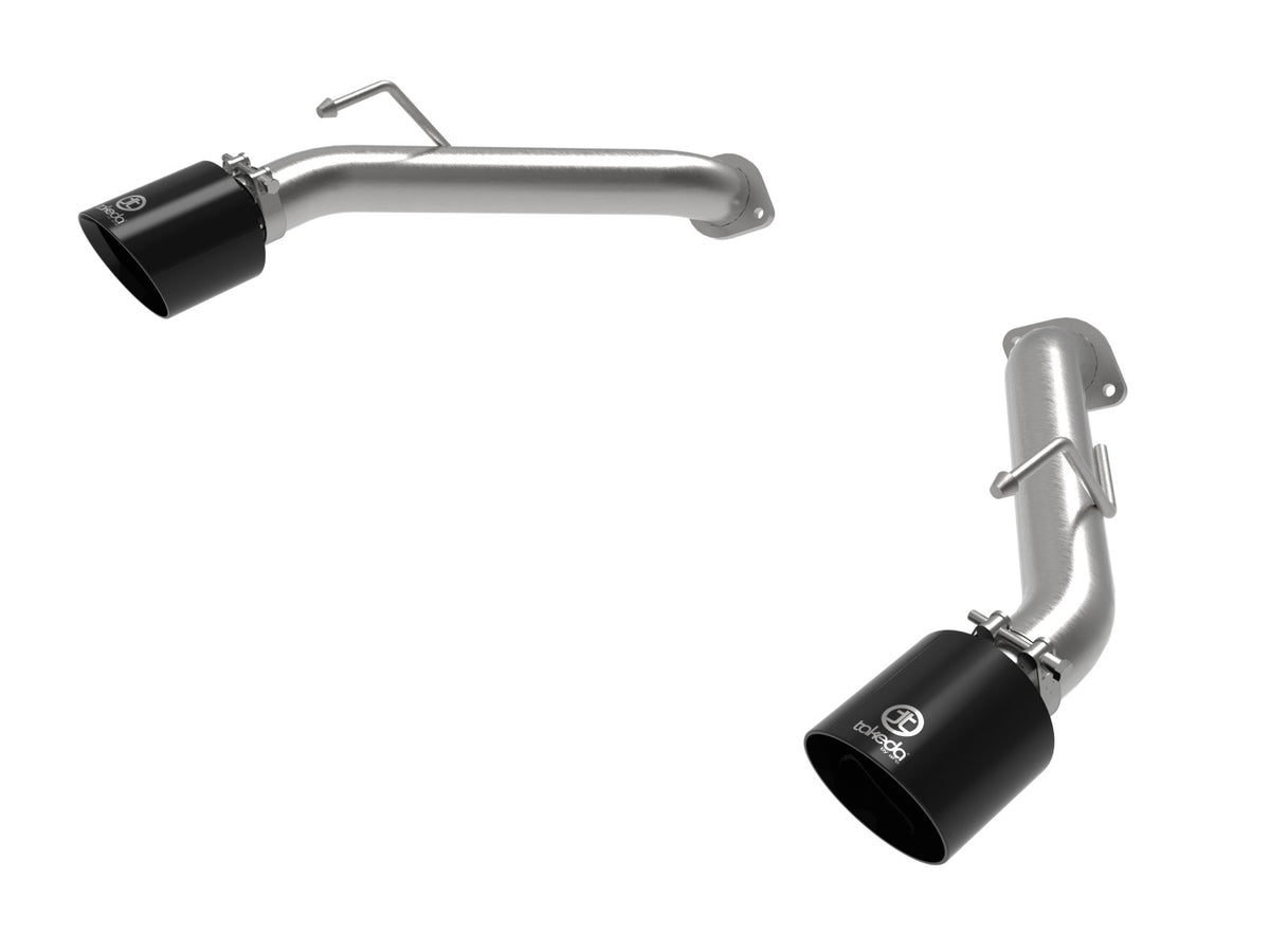 aFe Power Takeda 2-1/2 IN 304 Stainless Steel Axle-Back Exhaust System w/ Black Tip — Nissan Z 23-26 V6-3.0L (tt) — 49-36137-B