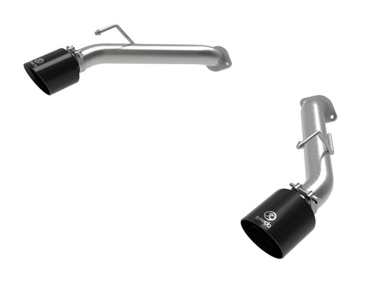 aFe Power Takeda 2-1/2 IN 304 Stainless Steel Axle-Back Exhaust System w/ Black Tip — Nissan Z 23-26 V6-3.0L (tt) — 49-36137-B