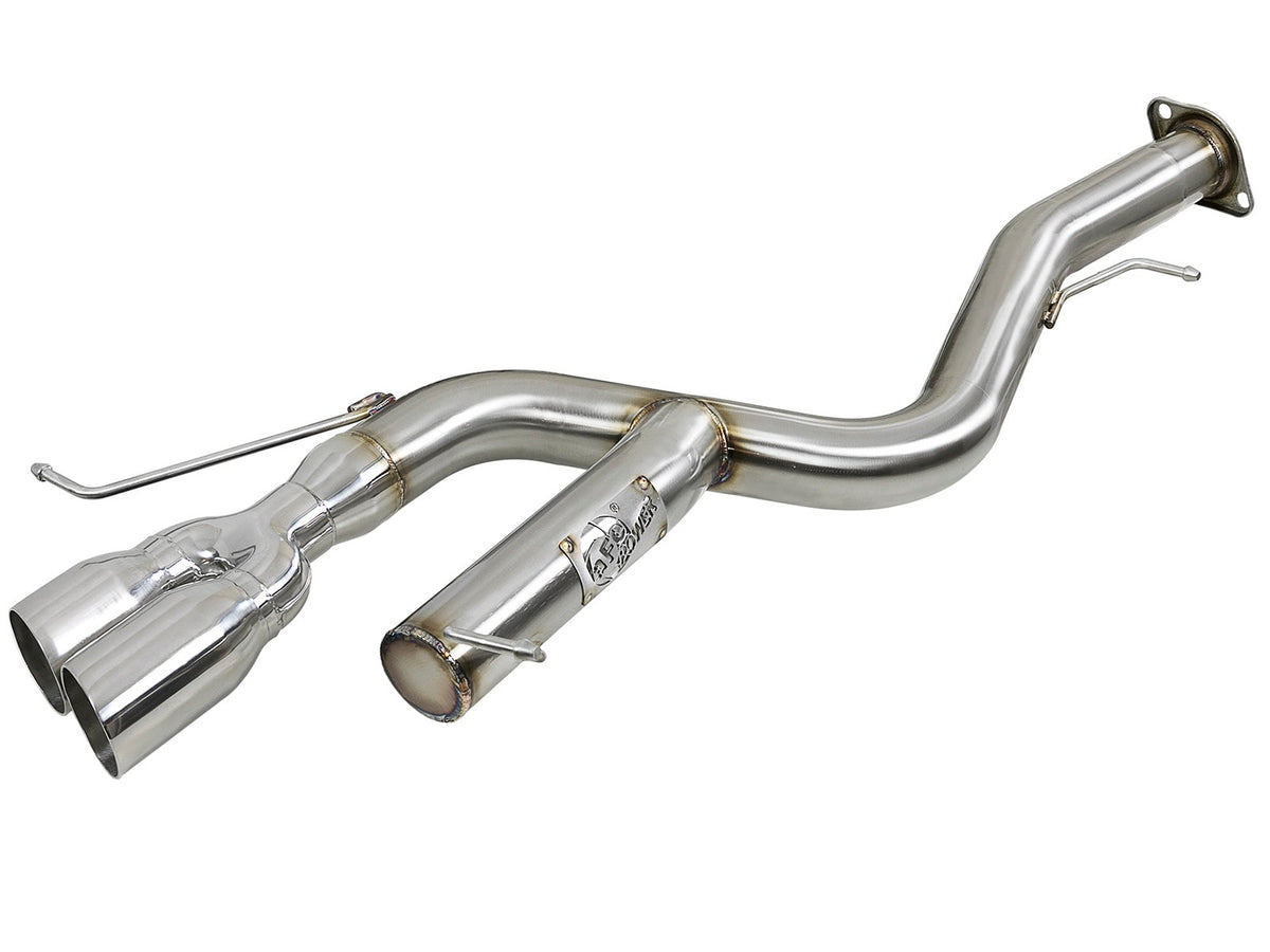aFe Power MACH Force-Xp 3 IN 304 Stainless Steel Axle-Back Exhaust System — BMW 135i (E82/88) 08-13 L6-3.0L (t) N54/N55 — 49-36302-P