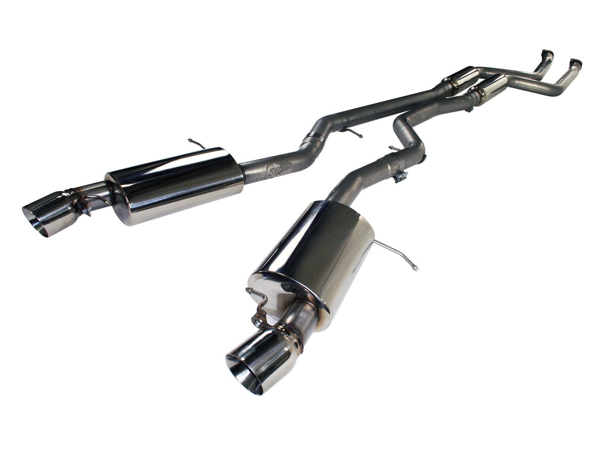 aFe Power MACH Force-Xp 2-3/4 IN 304 Stainless Steel Cat-Back Exhaust System — BMW 335i (E90/92) 11-12 L6-3.0L (t) N55 — 49-36306