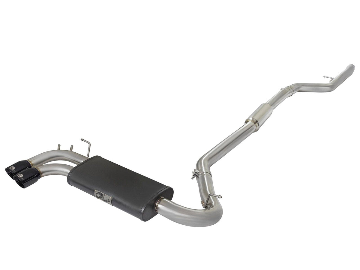 aFe Power MACH Force-Xp 3 IN to 2-1/4 IN 304 Stainless Steel Cat-Back Exhaust System — BMW 328i/428i (F30/F32) 12-16 L4-2.0L (t) N20/N26 — 49-36329-B