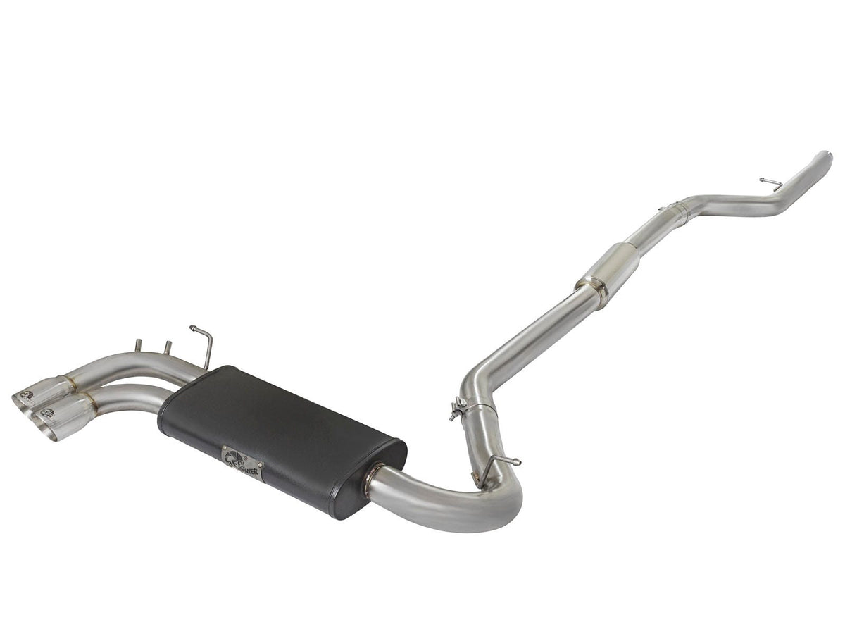 aFe Power MACH Force-Xp 3 IN to 2-1/4 IN 304 Stainless Steel Cat-Back Exhaust System — BMW 328i/428i (F30/F32) 12-16 L4-2.0L (t) N20/N26 — 49-36329-P