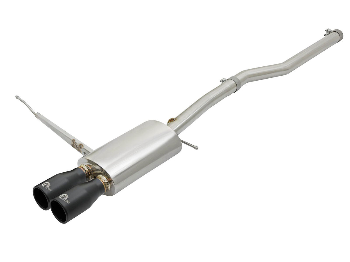 aFe Power MACH Force-Xp 2-1/2 IN 304 Stainless Steel Cat-Back Exhaust System — MINI Cooper S (F56/57) 15-24 L4-2.0L (t) B46 — 49-36331-B