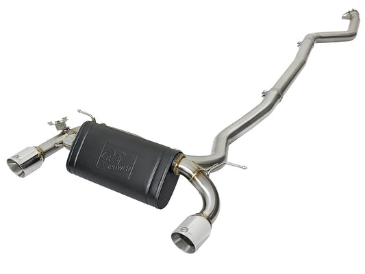 aFe Power MACH Force-Xp 3 IN to 2-1/2 IN 304 Stainless Steel Cat-Back Exhaust System — BMW 340i (F30) /440i (F32/33) 16-20 L6-3.0L (t) B58 — 49-36334-P