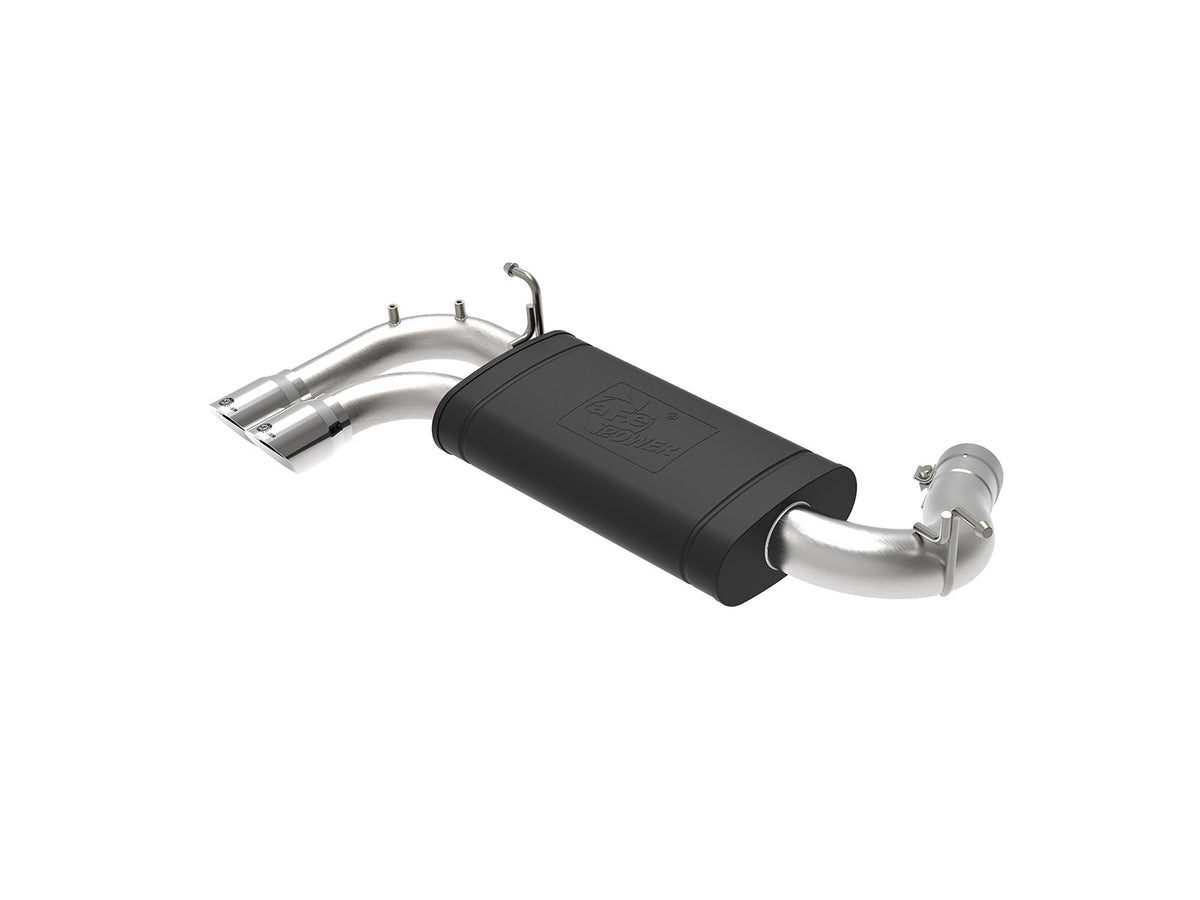 aFe Power MACH Force-Xp 3 IN to 2-1/4 IN 304 Stainless Steel Axle-Back Exhaust System — BMW 228i (F22/23) 14-16 L4-2.0L (t) N20 — 49-36346-P