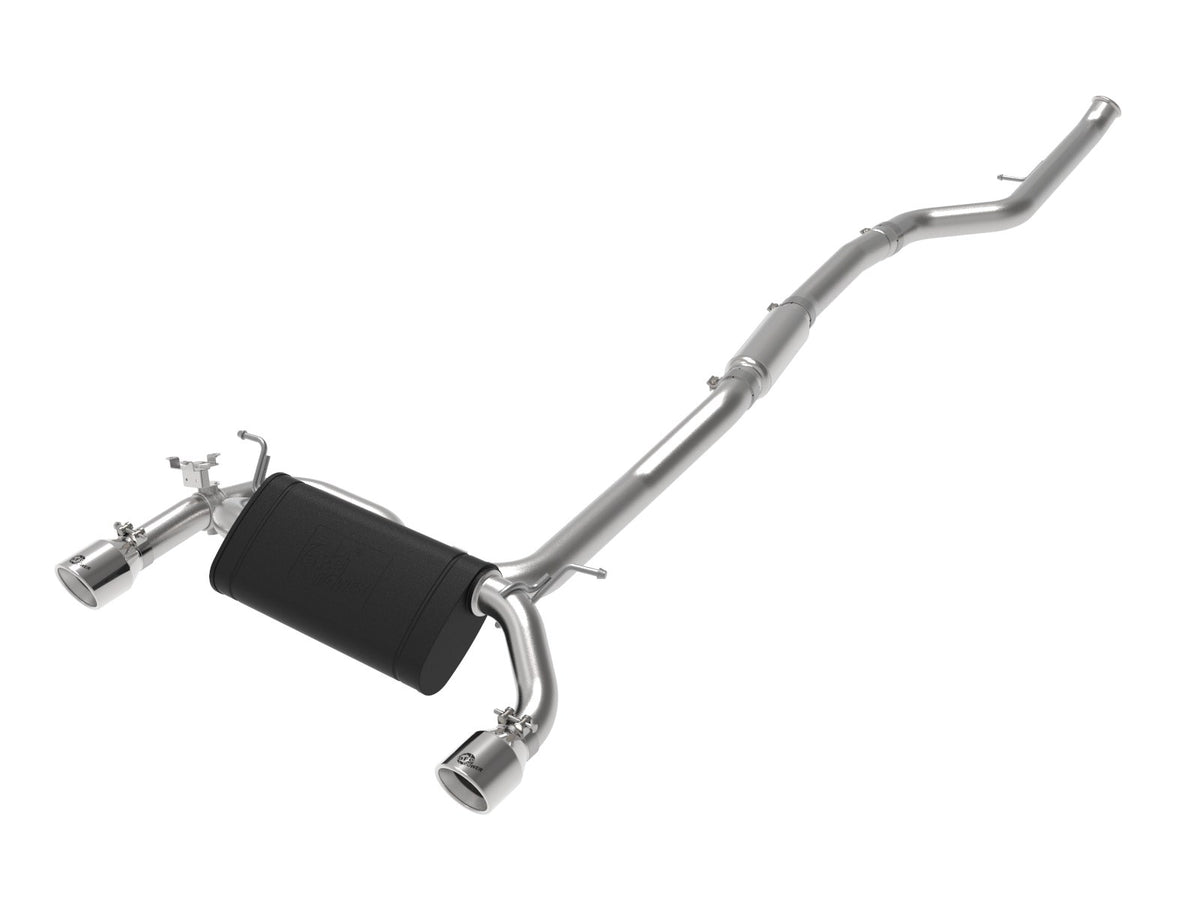 aFe Power MACH Force-Xp 3 IN to 2-1/2 IN 304 Stainless Steel Cat-Back Exhaust System — BMW M235i (F22/23) 14-16 L6-3.0L (t) N55 — 49-36347-P