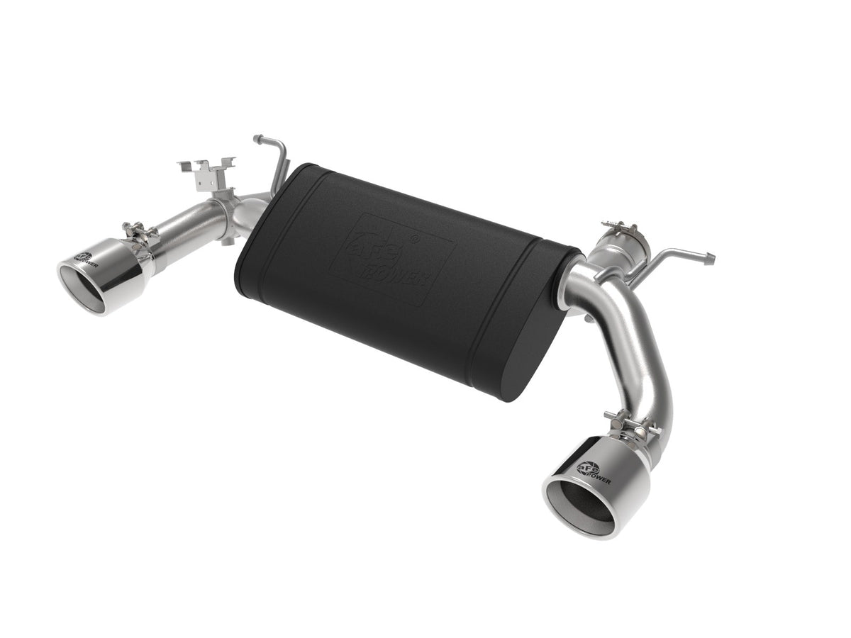 aFe Power MACH Force-Xp 3 IN to 2-1/2 IN 304 Stainless Steel Axle-Back Exhaust System — BMW M235i (F22/23) 14-16 L6-3.0L (t) N55 — 49-36348-P