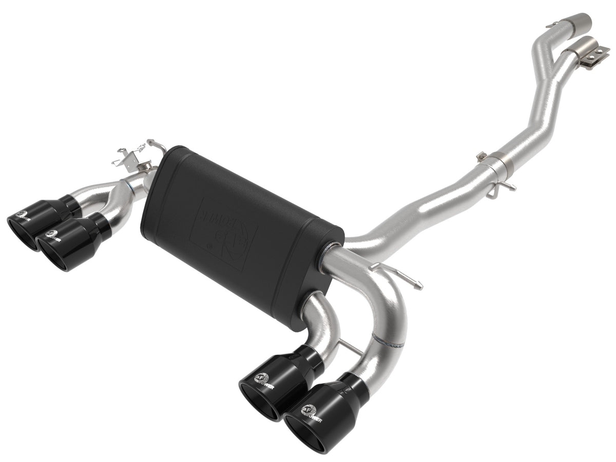 aFe Power MACH Force-Xp 3 IN to 2-1/2 IN 304 Stainless Steel Cat-Back Exhaust System — BMW M2 Competition (F87) 19-21 L6-3.0L (tt) S55 — 49-36350-B
