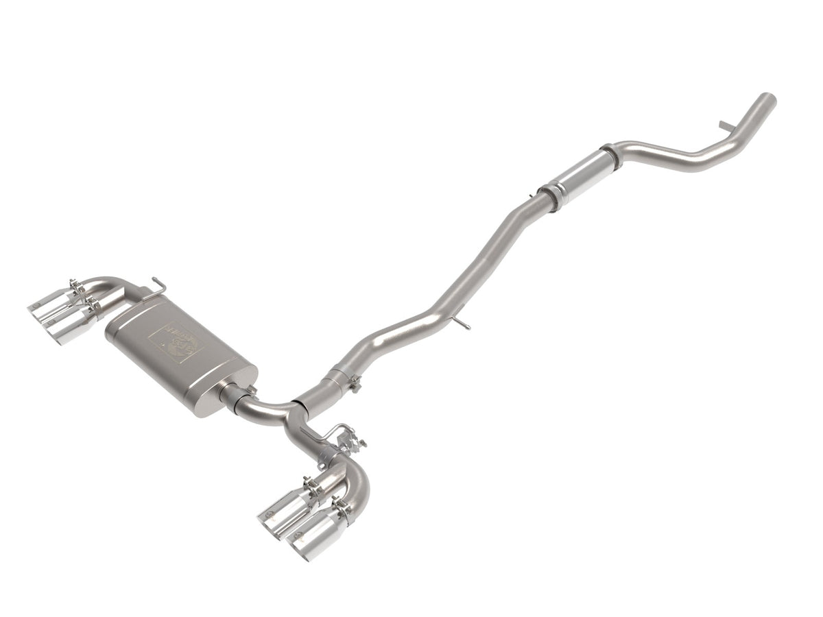 aFe Power MACH Force-Xp 3 IN to 2-1/2 IN 304 Stainless Steel Cat-Back Exhaust w/ Polished Tip — BMW Z4 M40i (G29) 19-26 L6-3.0L (t) B58 — 49-36352-P