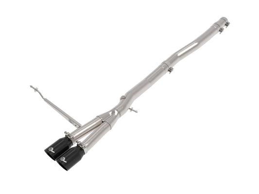 aFe Power MACH Force-Xp 3 IN to 2-1/2 IN 304 Stainless Steel Cat-Back Exhaust w/ Black Tip — MINI Cooper S 14-24/Cooper S JCW Hardtop 15-24 L4-2.0L (t) 2-Door — 49-36354-B
