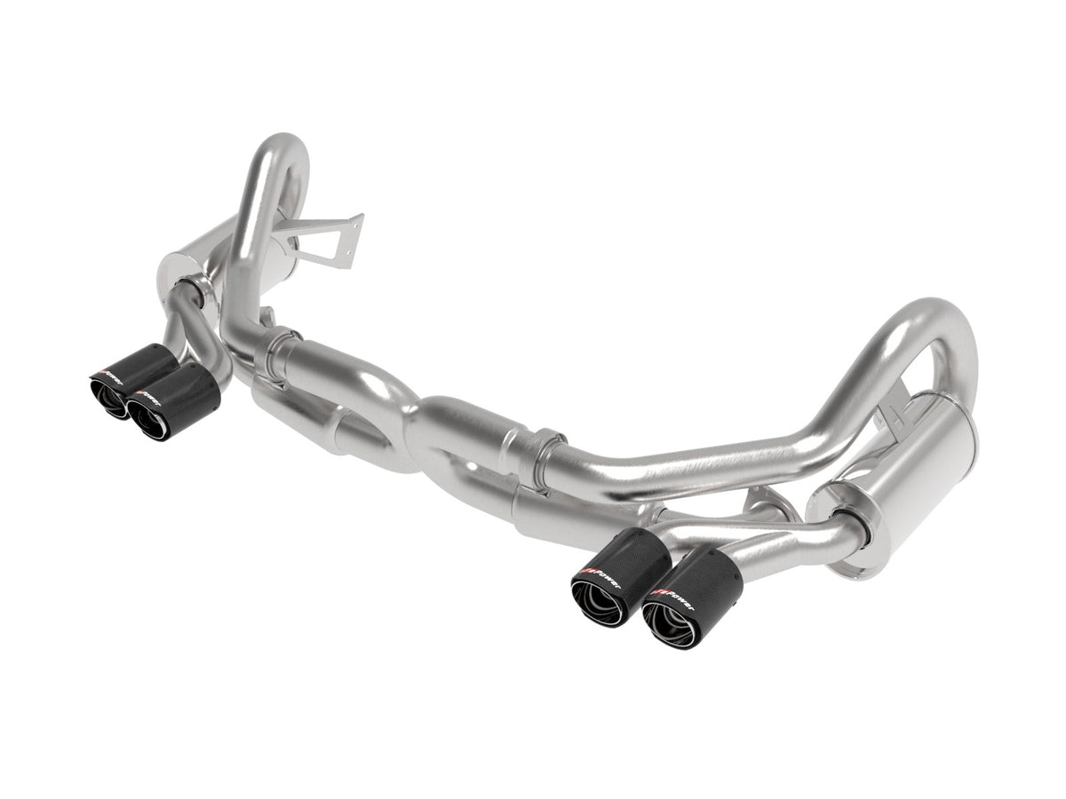 aFe Power MACH Force-Xp 3 IN to 2-1/2 IN 304 Stainless Steel Cat-Back Exhaust System — Porsche 911 Carrera (991) 12-16 H6-3.8L — 49-36406-1C