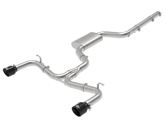 aFe Power MACH Force-Xp 3 IN to 2-1/2 IN 304 Stainless Steel Cat-Back Exhaust System — Volkswagen GTI (MKVII) 15-17 L4-2.0L (t) — 49-36418-B