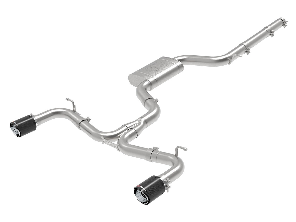 aFe Power MACH Force-Xp 3 IN to 2-1/2 IN 304 Stainless Steel Cat-Back Exhaust System — Volkswagen GTI (MKVII) 15-17 L4-2.0L (t) — 49-36418-C
