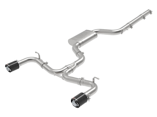 aFe Power MACH Force-Xp 3 IN to 2-1/2 IN 304 Stainless Steel Cat-Back Exhaust System — Volkswagen GTI (MKVII) 15-17 L4-2.0L (t) — 49-36418-C