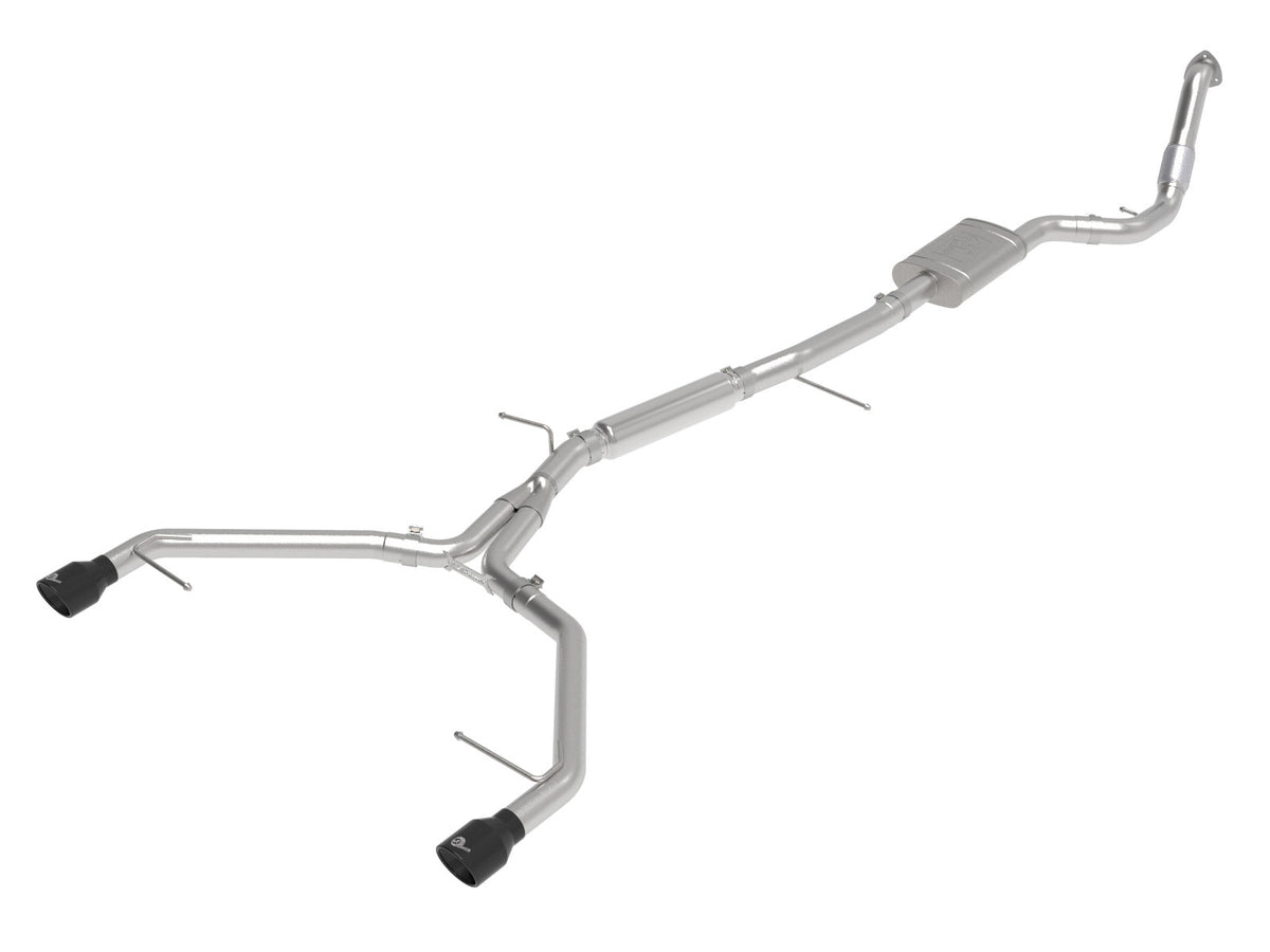 aFe Power MACH Force-Xp 3 IN to 2-1/2 IN 304 Stainless Steel Cat-Back Exhaust System — Audi A4 (B9) 17-19 L4-2.0L(t) — 49-36420-B