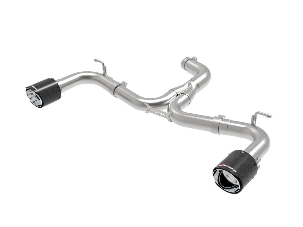 aFe Power MACH Force-Xp 3 IN to 2-1/2 IN 304 Stainless Steel Axle-Back Exhaust System — Volkswagen GTI (MK7.5) 18-21 L4-2.0L (t) — 49-36421-C
