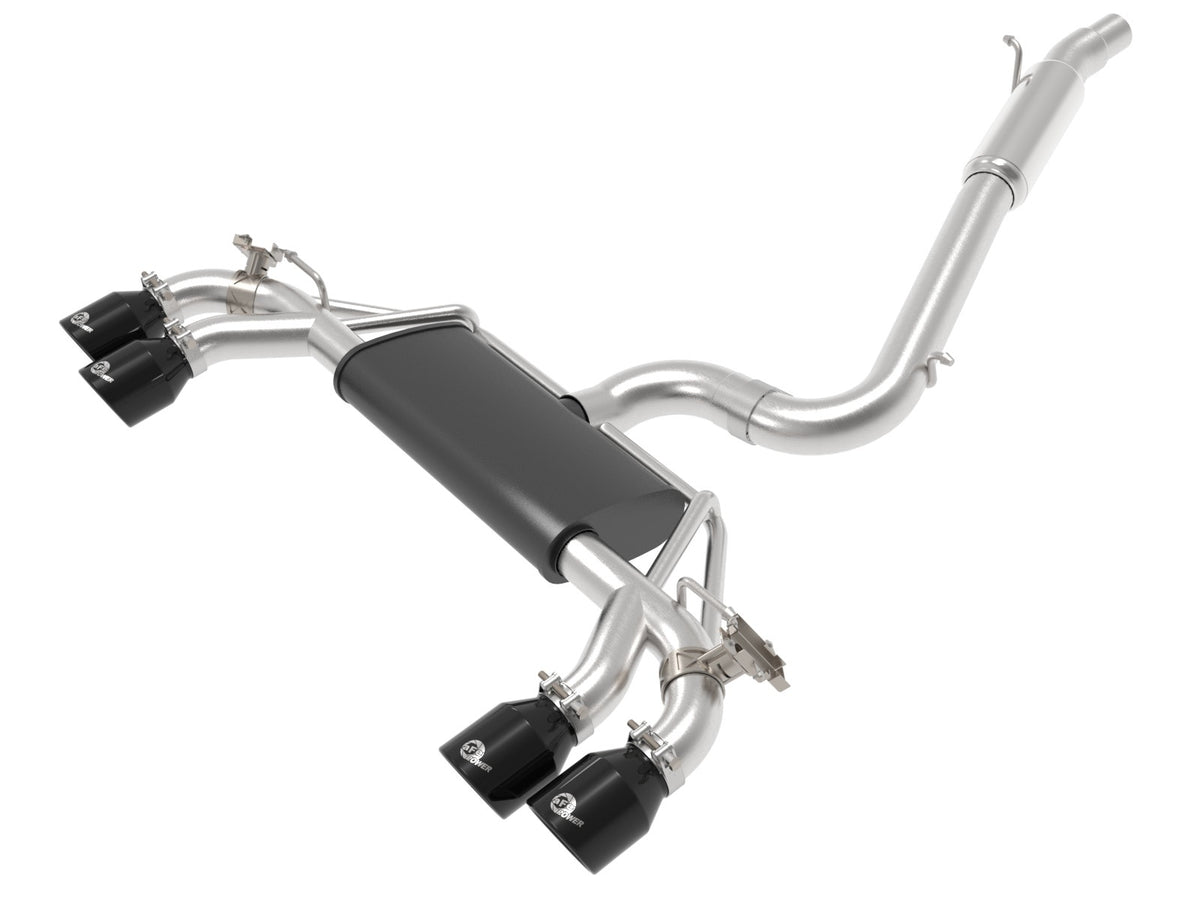 aFe Power MACH Force-Xp 3 IN to 2-1/2 IN 304 Stainless Steel Cat-Back Exhaust System — Volkswagen Golf R 15-19 L4-2.0L (t) — 49-36430-B