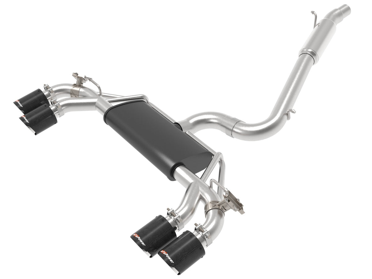 aFe Power MACH Force-Xp 3 IN to 2-1/2 IN 304 Stainless Steel Cat-Back Exhaust System — Volkswagen Golf R 15-19 L4-2.0L (t) — 49-36430-C